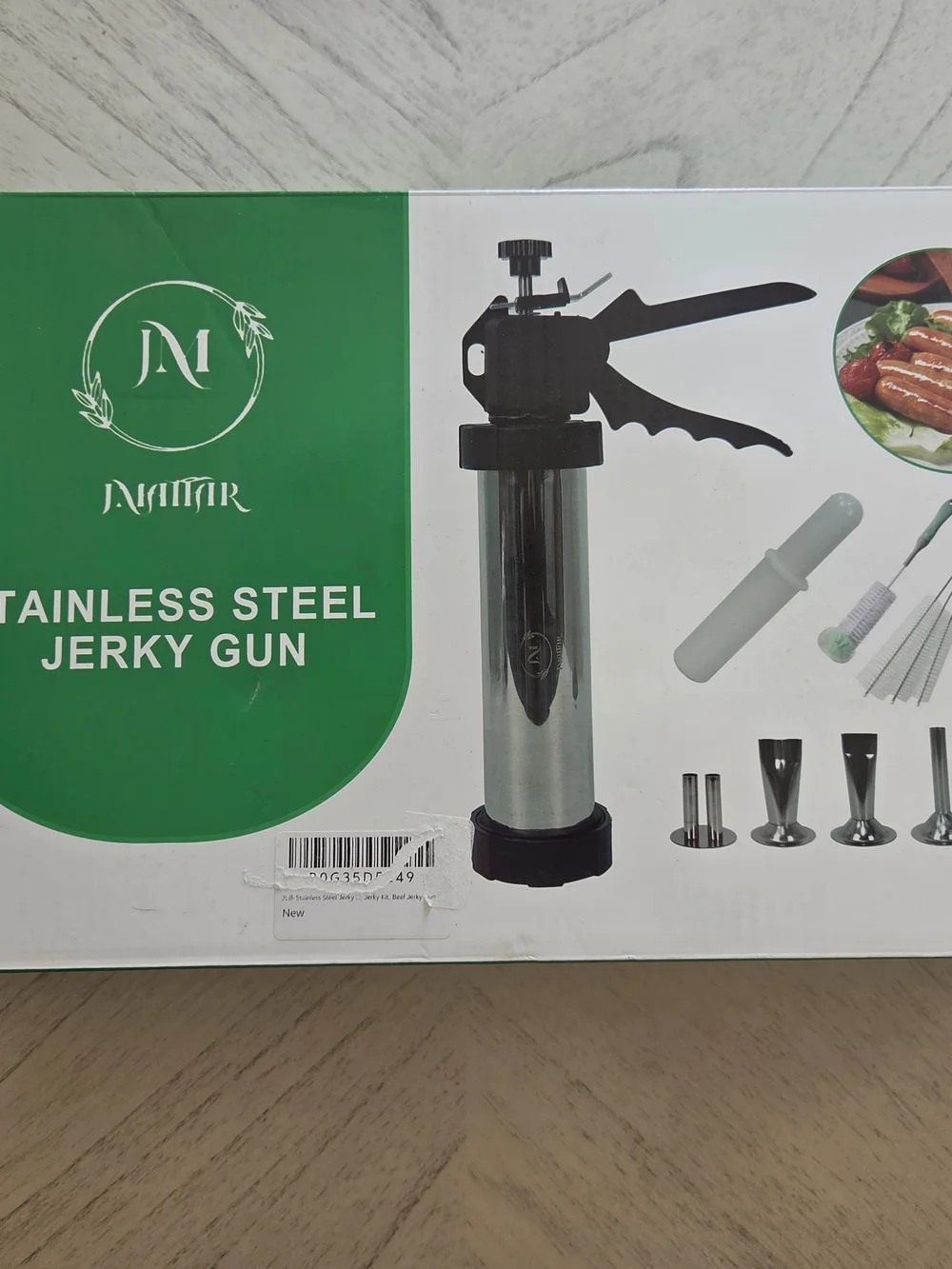 JMATTAR Professional Beef Jerky Stainless Steel Gun Kit